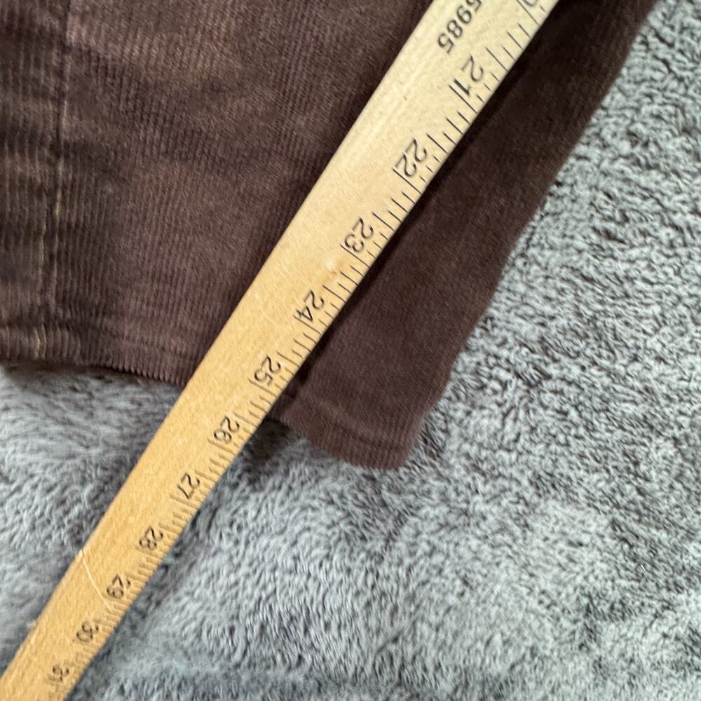 Levi’s PREMIUM WEDGIE STRAIGHT BIG E Hot Fudge Corduroy Pants Jeans Patchwork 25 - Picture 9 of 12